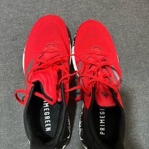 Men’s Adidas Red and Black Running shoes size 11
